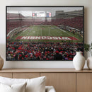 Wisconsin Badgers Team Print Canvas - Madison Camp Randall