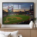 Citizens Bank Park Philadelphia Phillies Wall Art Canvas |