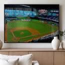 Miami Marlins Baseball Team Print - Miami LoanDepot Park