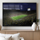 Michigan Wolverines Football Canvas Wall Decor, Football