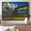 Milwaukee Brewers Baseball Team Print Canvas- American