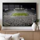 Beaver Stadium Night Game Triple Canvas Wall Art - Penn
