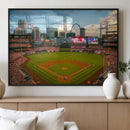 St. Louis Cardinals Baseball Team Print - Busch Stadium Wall
