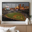 Minnesota Twins Baseball Team Print - Minneapolis Target by MyGreatCanvas | Canvas Wall Art Prints | Photo Prints & Wall Decor