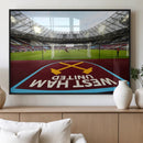 West Ham United FC Stadium Canvas Wall Art – London Stadium by MyGreatCanvas | Canvas Wall Art Prints | Photo Prints & Wall Decor