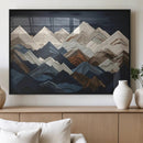 Mountain Wall Art – Modern Abstract Landscape Canvas Print