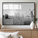 Vintage Farmhouse Black and White Triptych Wall Art – Giclee