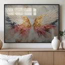 Golden Angel Wings Wall Art Canvas Print – Stunning Abstract by MyGreatCanvas | Canvas Wall Art Prints | Photo Prints & Wall Decor