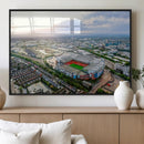 Old Trafford Manchester United Stadium Wall Art Canvas Print