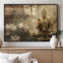 Zen Buddha Wall Art Canvas Print | Peaceful Meditation Decor