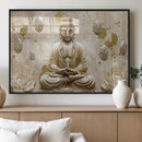 Serene Buddha Wall Art | Yoga Room Decor and Meditation Wall