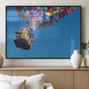 Carl Fredricksen, Up Movie Wall Art, Balloons Wall Art, Air