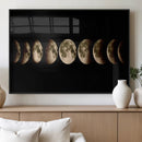 Phases of the Moon Wall Art | Canvas Print for Modern Wall by MyGreatCanvas | Canvas Wall Art Prints | Photo Prints & Wall Decor