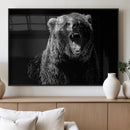 Bear Canvas Print | Wildlife Wall Art for Cabin Decor |