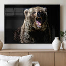 Grizzly Bear Canvas Print | Wildlife Wall Art for Cabin by MyGreatCanvas | Canvas Wall Art Prints | Photo Prints & Wall Decor