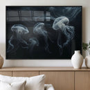 Jellyfish Wall Art Canvas Print, Elegant Wall Decor