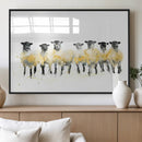 Farmhouse Wall Art Sheep Print | Ready to Hang Framed Canvas by MyGreatCanvas | Canvas Wall Art Prints | Photo Prints & Wall Decor