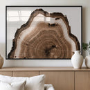 Rustic Wood Rings Wall Art | Nature-Inspired Tree Ring