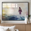 Watercolor Jesus Walking on Water Canvas Print, Christian by MyGreatCanvas | Canvas Wall Art Prints | Photo Prints & Wall Decor