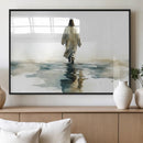 Watercolor Jesus Walking on Water Canvas Print, Christian by MyGreatCanvas | Canvas Wall Art Prints | Photo Prints & Wall Decor