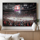 Amerant Bank Arena Wall Art Canvas Print - Basketball Arena by MyGreatCanvas | Canvas Wall Art Prints | Photo Prints & Wall Decor