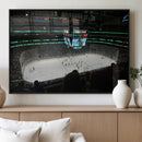 American Airlines Center Dallas Stars Wall Art Canvas Print