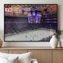 Madison New York Rangers Hockey Stadium Wall Art Canvas