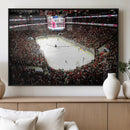 PNC Arena Raleigh North Carolina Hurricanes Hockey Stadium by MyGreatCanvas | Canvas Wall Art Prints | Photo Prints & Wall Decor