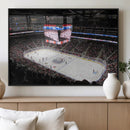 Rogers Place Edmonton Oilers Ice Hockey Stadium Wall Art,