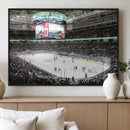 Sharks Arena Blackhawks Sharks Ice Hockey Stadium Wall Art by MyGreatCanvas | Canvas Wall Art Prints | Photo Prints & Wall Decor