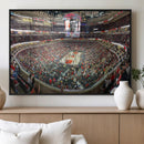 United Center Chicago Bulls Stadium Wall Art Canvas Print
