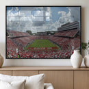 NC State Wolfpack Football Team Print Canvas- Raleigh