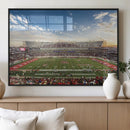Framed Houston Cougars Football Team Print - Houston TDECU by MyGreatCanvas | Canvas Wall Art Prints | Photo Prints & Wall Decor