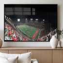 Houston Cougars Football Team Print - Houston TDECU Stadium
