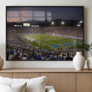 UCLA Bruins Football Team Print - Pasadena Rose Bowl Stadium