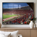Wisconsin Badgers Football Team Print - Madison Camp Randall