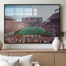 Framed Texas Memorial Stadium Canvas, University of Texas