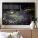 Duke University Blue Devils Football Print Canvas - Durham