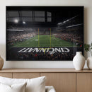 Cincinnati Bearcats Football Team Print - Nippert Stadium by MyGreatCanvas | Canvas Wall Art Prints | Photo Prints & Wall Decor