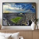 Framed USF Bulls Football Team Print - Tampa Raymond James by MyGreatCanvas | Canvas Wall Art Prints | Photo Prints & Wall Decor