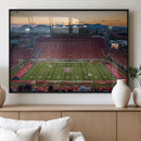 Arizona Wildcats Football Team Print - Tucson Arizona by MyGreatCanvas | Canvas Wall Art Prints | Photo Prints & Wall Decor