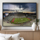 Arizona Wildcats Football Team Print - Tucson Arizona by MyGreatCanvas | Canvas Wall Art Prints | Photo Prints & Wall Decor