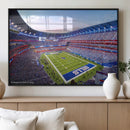 Buffalo Bills Football Team Print Canvas - Buffalo Highmark by MyGreatCanvas | Canvas Wall Art Prints | Photo Prints & Wall Decor