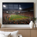 Clemson University Tigers Art Print, Football Team Print -