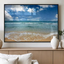 Sea View From the Beach Canvas Print