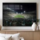 Framed Michigan State Spartans Football Team Print - East