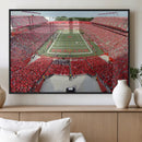 Rutgers Scarlet Knights Football Team Print - Piscataway SHI by MyGreatCanvas | Canvas Wall Art Prints | Photo Prints & Wall Decor