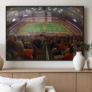 Syracuse University Orange Football Canvas Print, Football