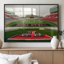 Texas Tech Red Raiders Football Team Print - Lubbock Jones