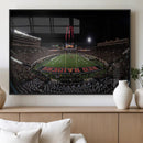 Framed Texas Tech Red Raiders Stadium Canvas, Texas Tech Red by MyGreatCanvas | Canvas Wall Art Prints | Photo Prints & Wall Decor